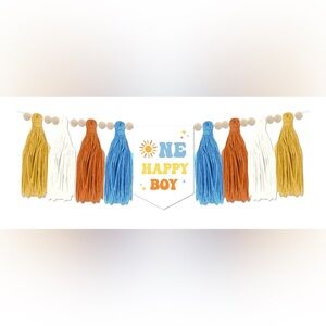 One Happy Boy Party Banner